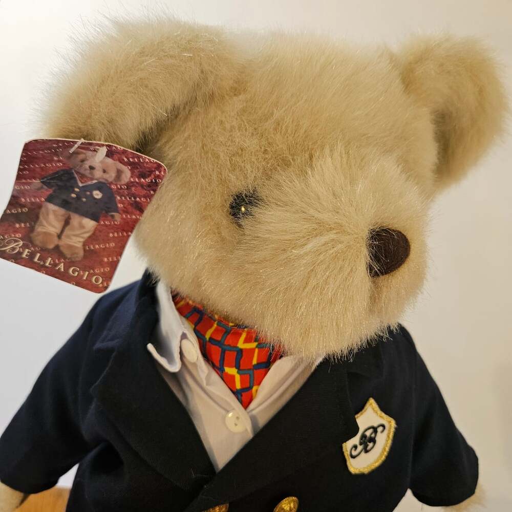Vtg Bellagio Hotel Las Vegas Special Collector's Edition Teddy Bear T.C. Dawson